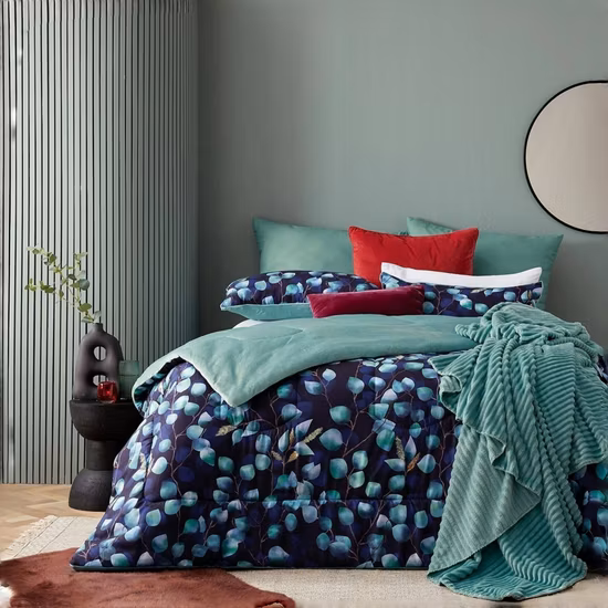 Set biancheria da letto in poliestere Set piumino in flanella stampata